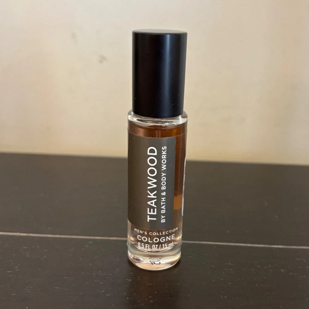 Bath & Body Works | Teakwood Men's Cologne Spray | 0.5 oz 15 mL | Travel Size